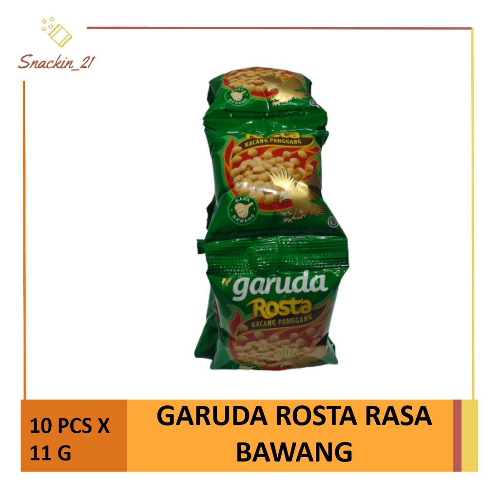 

Kacang Garuda Rsta Rasa Bawang ( 1 renceng isi 10 pcs x 11 gr)