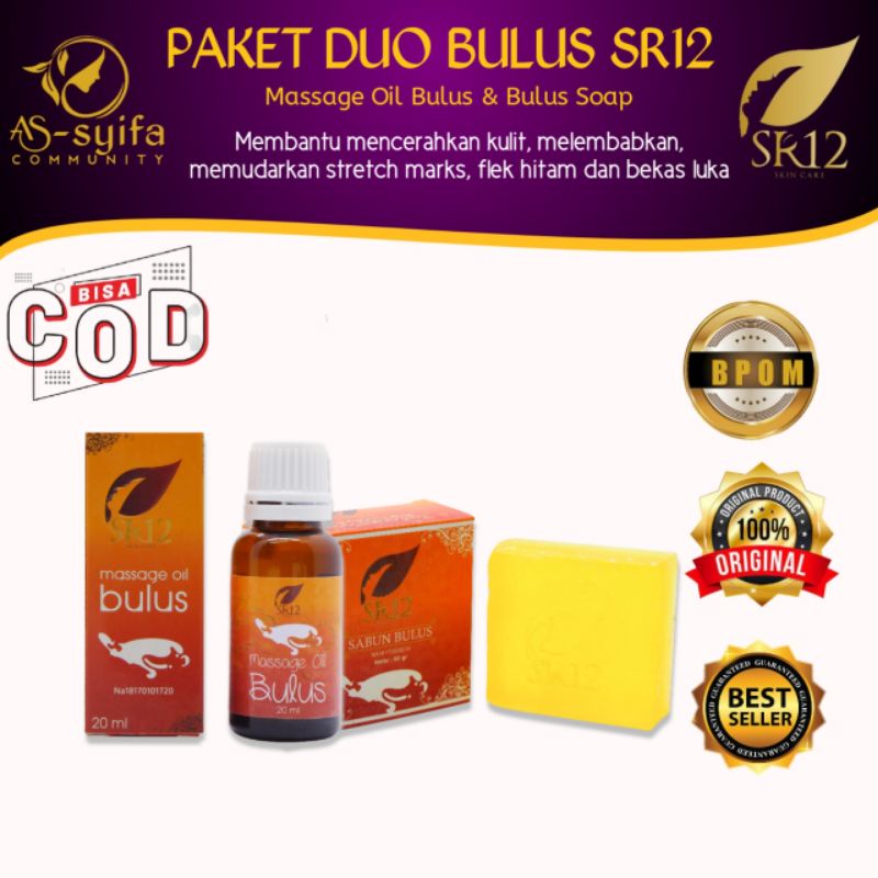 PENGHILANG FLEK HITAM DAN STRETCH MARKS_DUO BULUS SR12_MINYAK BULUS_PENGHILANG KUTIL