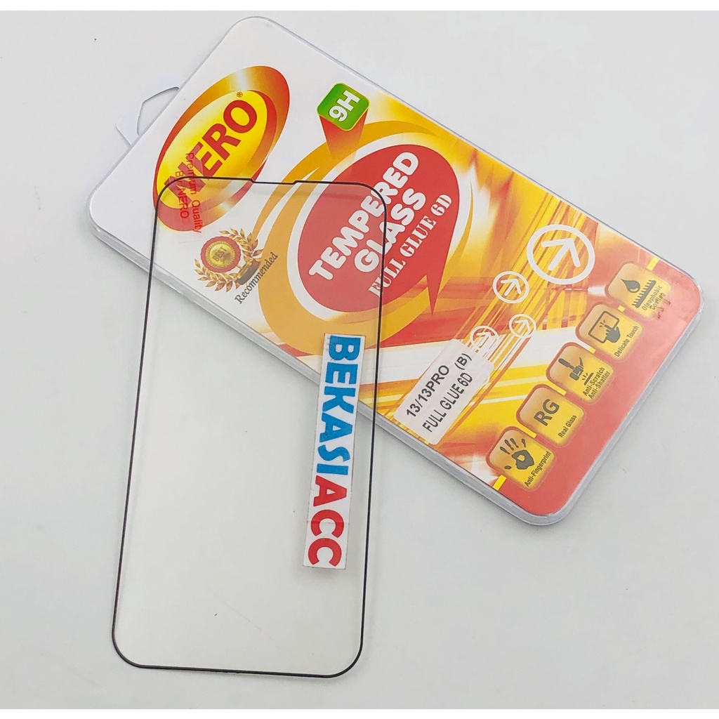 TEMPERED GLASS IPHONE 13 FULL GLUE / TEMPERED GLASS IPHONE 13 PRO FULL COVER