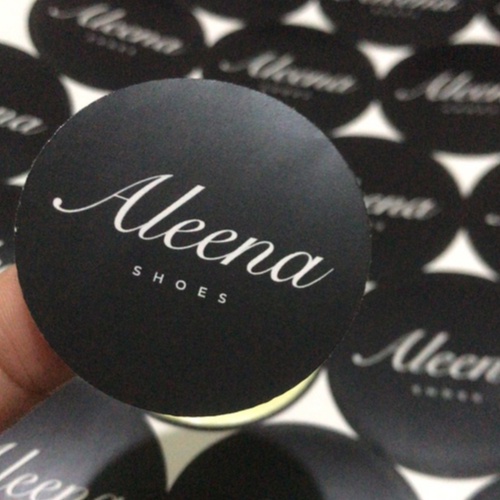 CETAK STIKER LABEL CUSTOM UNTUK MAKANAN, BAJU, KEMASAN TOKO DLL  - MURAH - STICKER  SATUAN