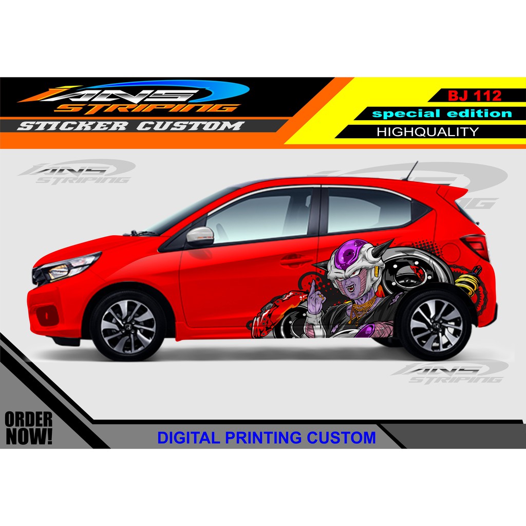 DECAL STIKER HONDA BRIO / PROMO STIKER MOBIL AGYA AYLA / STICKER HONDA JAZZ / STICKER DECAL MOBIL