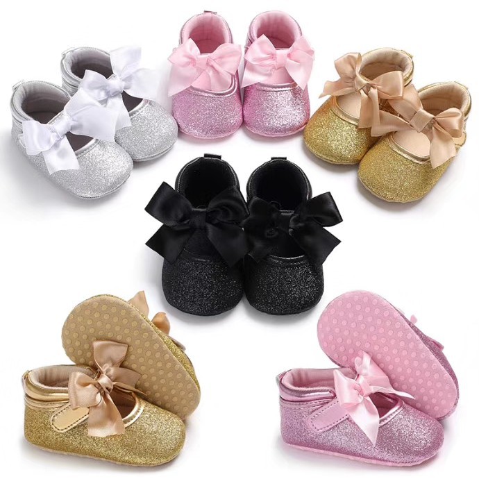 LittleAaron C431 RIBBON BLINK Sepatu prewalker bayi dan anak perempuan newborn 3-18 bulan Sport Termurah Sendal Bayi Anak Cewek Cowok