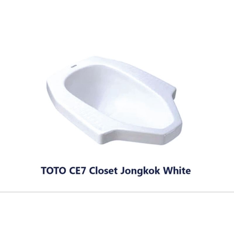 CLOSET / KLOSET JONGKOK CE7 TOTO WARNA PUTIH/WHITE