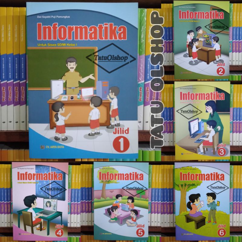 Buku Informatika SD Kelas 1 2 3 4 5 6 Kurikulum 2013 Original Arya Duta