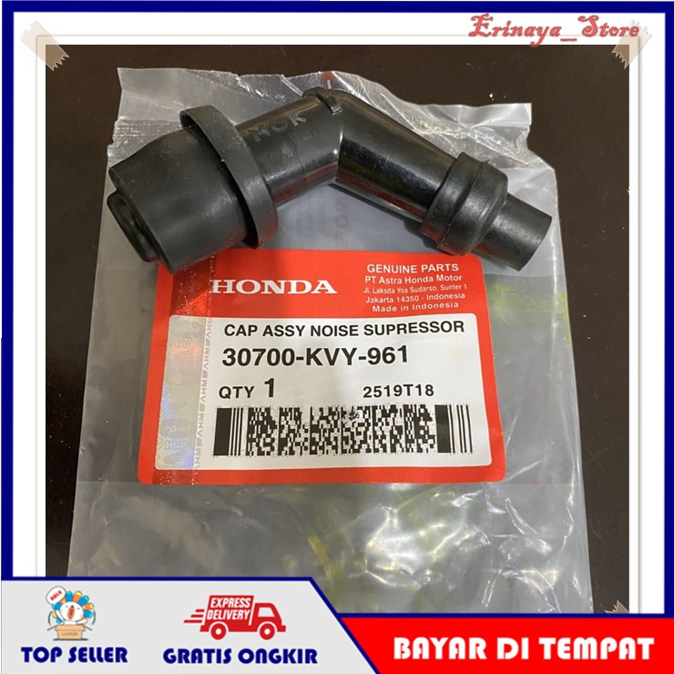 ORIGINAL AHM Tutup Busi Cangklong Busi Kepala Busi Motor Honda Beat Blade 110 KVY Karbu Old Lama Ori