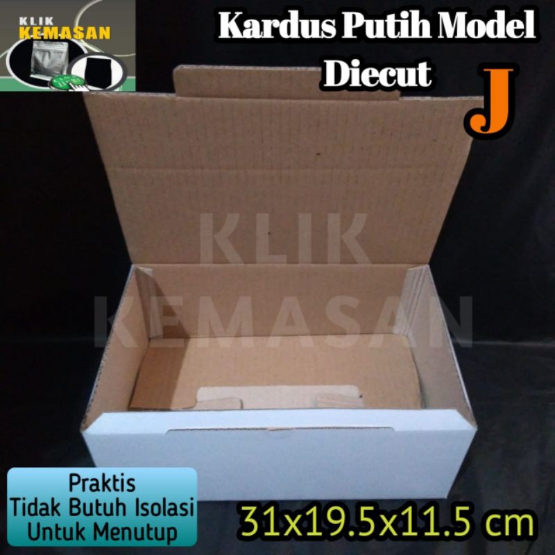 

KARDUS J PUTIH KOTAK KARTON BOX DUS PACKING HP AKSESORIS
