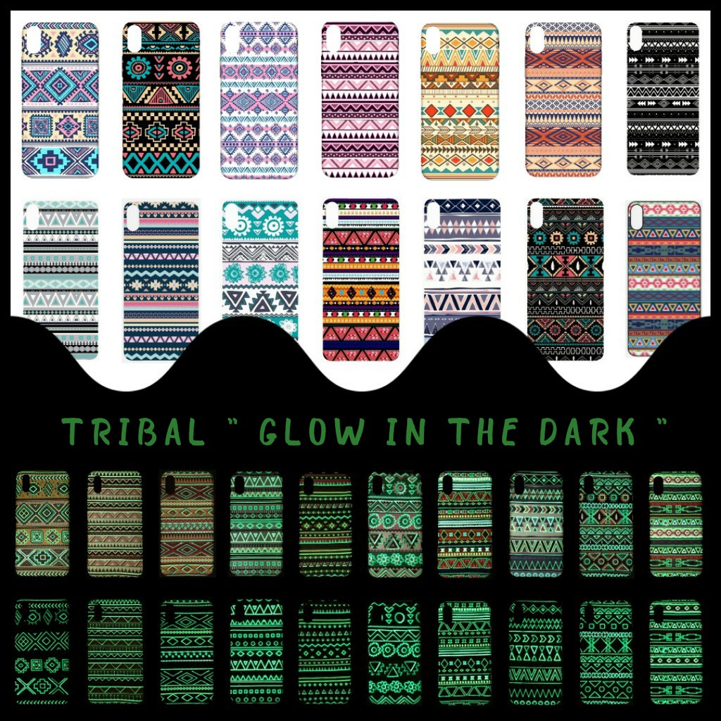 SAMSUNG GALAXY Z2 E7 CORE 2 G355H GRAND 1 GRAND NEO I9082 GRAND 2 G7106  | TRIBAL Soft Case Batik Glow In The Dark