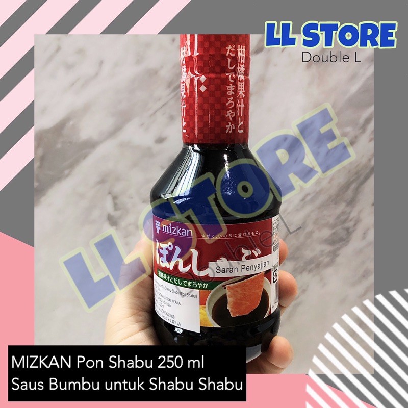 

Mizkan Pon Shabu 250ml | Kecap Bumbu Shabu Jepang 250 ml