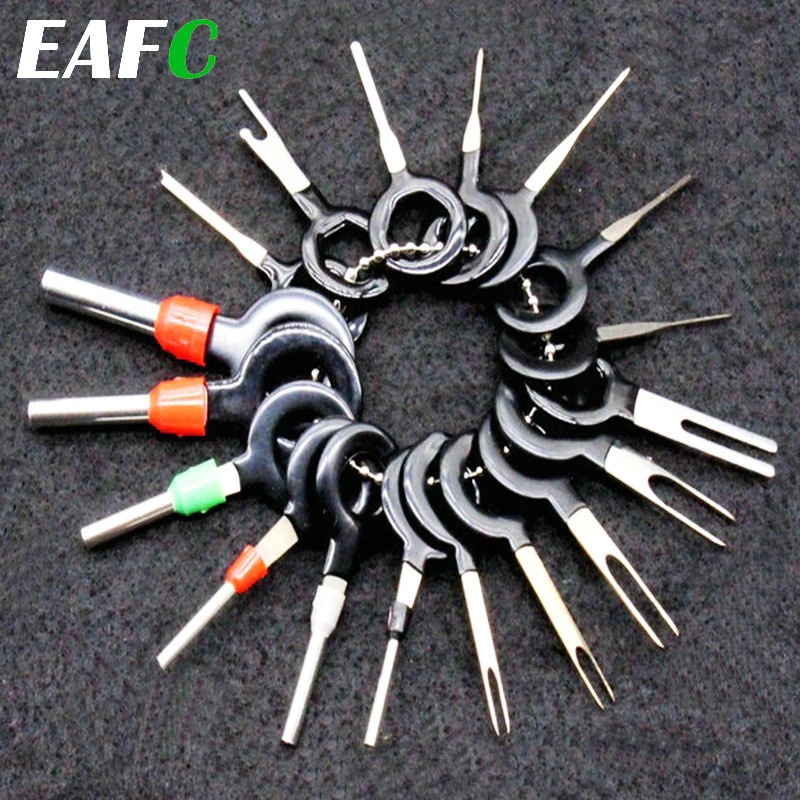 Terminal Removal Tools Pin Extractor Kit 18PCS - DC10TZ - Silver
