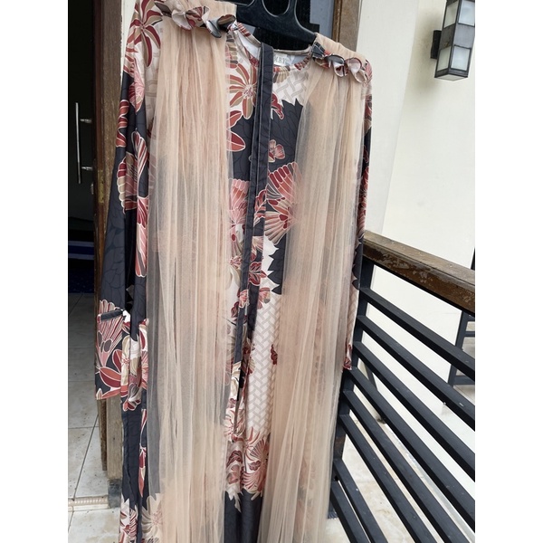 Preloved dress kupu-kupu series with Tule Wearing Klamby Size S