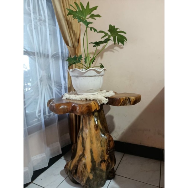 MEJA AKAR JATI / MEJA AKAR JATI MINIMALIS / MEJA SUDUT