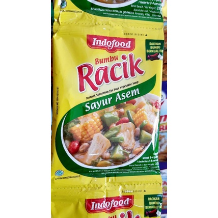 Bumbu Indofood Racik 20 gr/ Indofood bumbu kaldu 20 gr