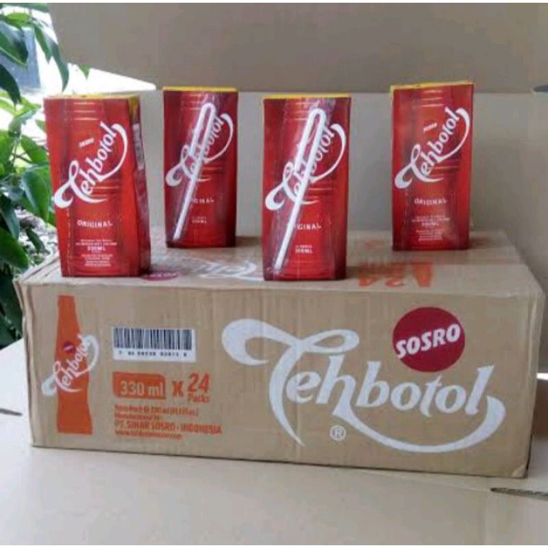 

Teh botol Sosro kotak 330ml 1 dus isi 24pcs