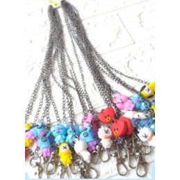 [AlexaCollection] Strap Masker BTS Army BT21 / Kalung Masker /tali masker Rantai Hitam Karakter