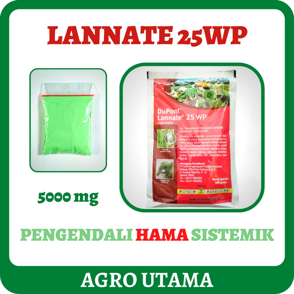 Lannate 25WP - Pengendali Hama Sistemik - Metomil 25%