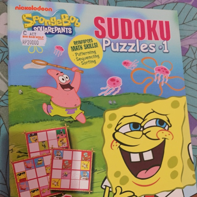 Jual Sudoku Puzzles Spongebob Shopee Indonesia