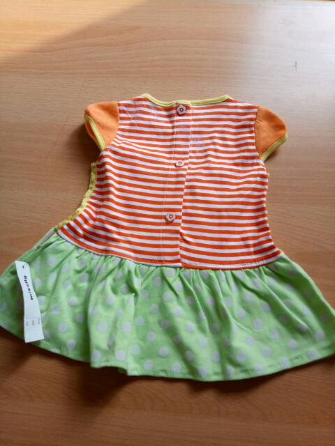 Dress bayi baju anak perempuan usia 3-9 bulan