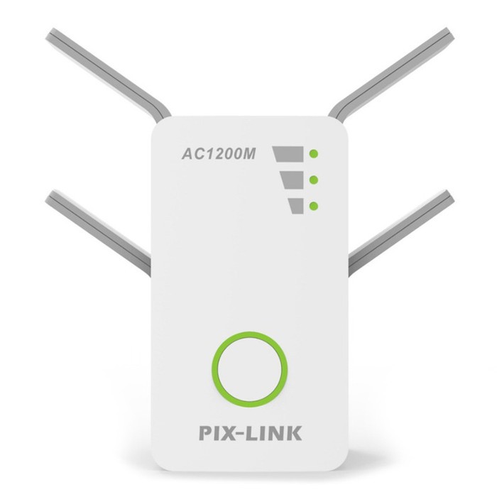 PIX-LINK AC1200M Dual-Band Wireless High-Power Extender Pro Repeater