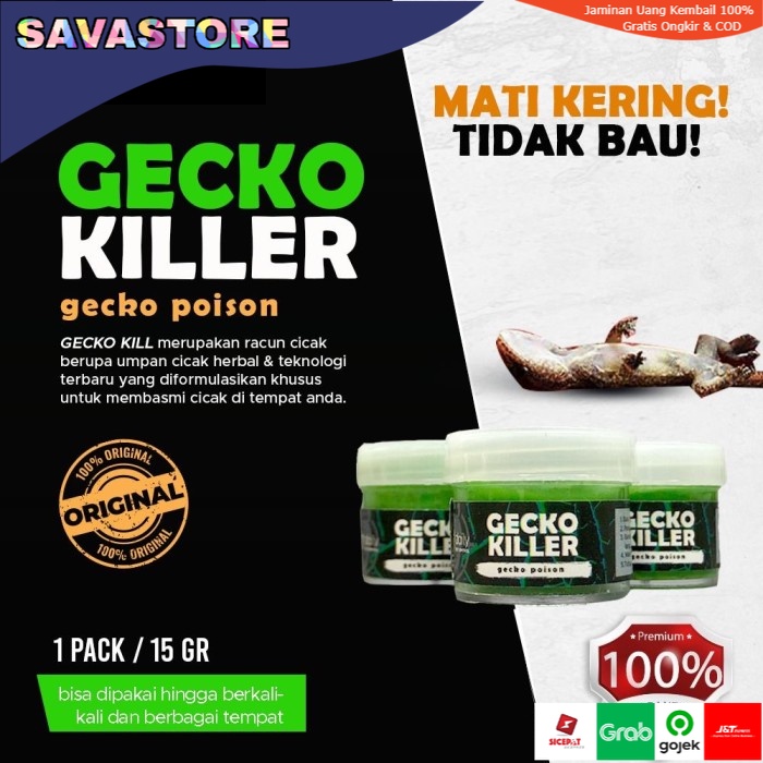 Gecko Killer Premium Guaranteed Racun Cicak Herbal 100% Ampuh