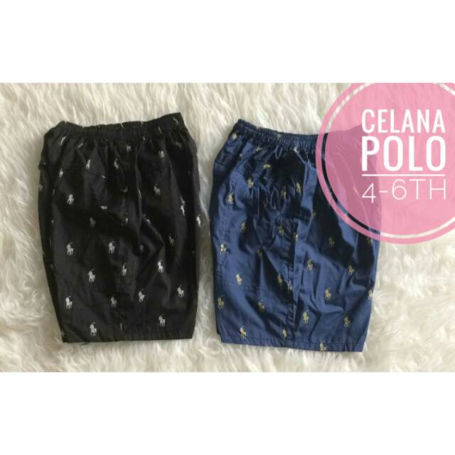 Celana motif polo