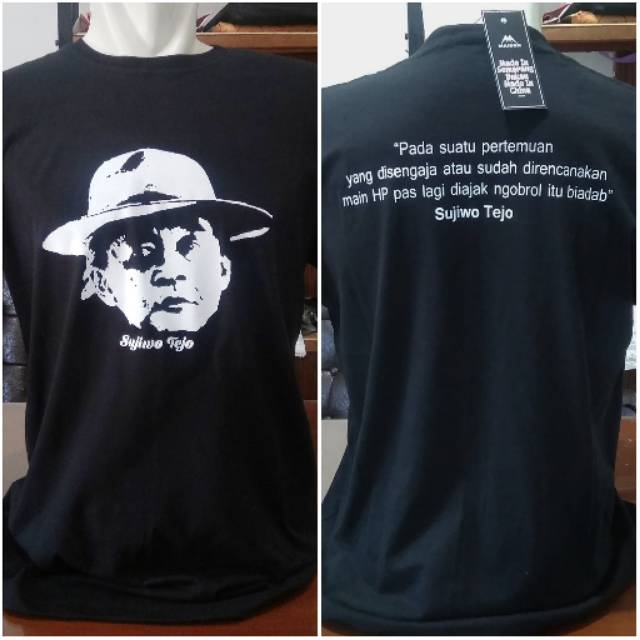 KAOS PRIA SUJIWO TEJO PAKAIAN PRIA DISTRO MURAH MAIYAH QUOTES
