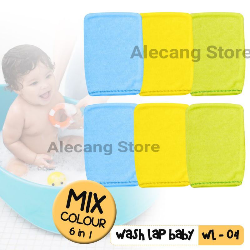 Pcs Waslap Bayi Single Layer Kotak WL-04 Lap Mandi Bayi Wash Lap Kotak Bayi Waslap Wash