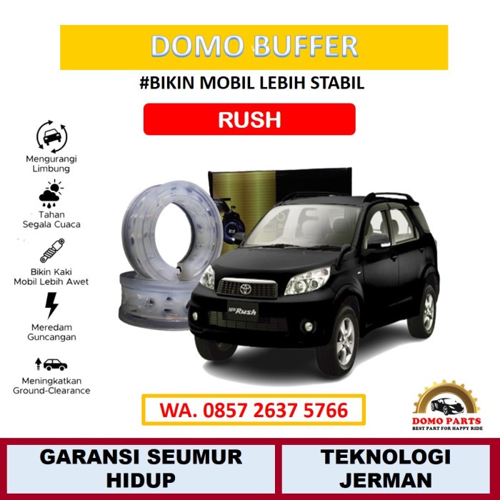 Domo Buffer Toyota Rush Karet Damper Peredam Guncangan Mobil Rush - Shock Depan