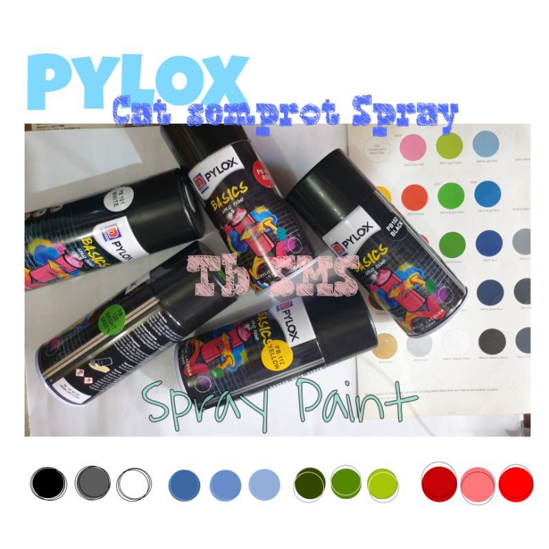 

Pylox Basics / Cat Semprot Spray / Pilox Nippon Paint - Variant Warna