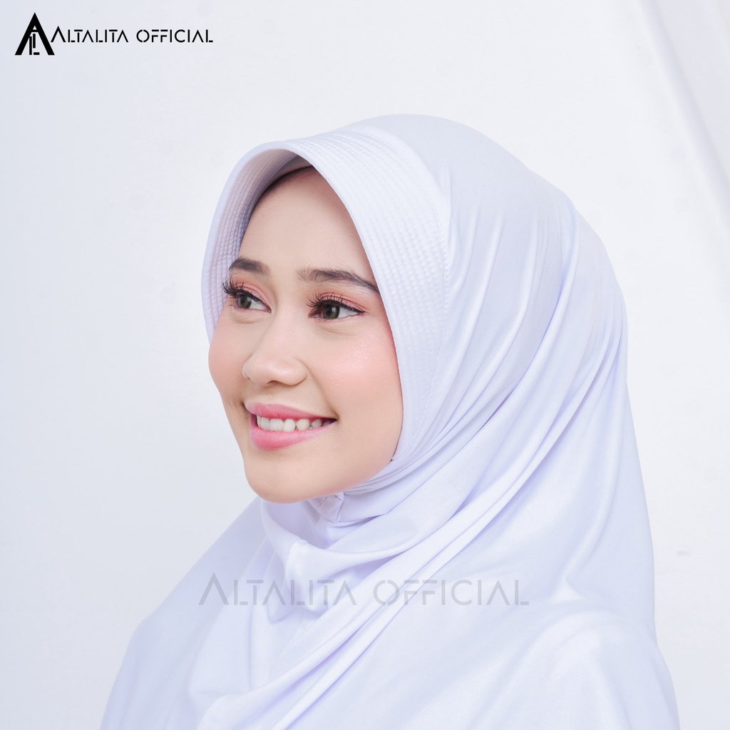 Altalita - Hijab Bergo Hamidah Sport Menutupi Dada Bahan Jersey Spandek High Quality Pad