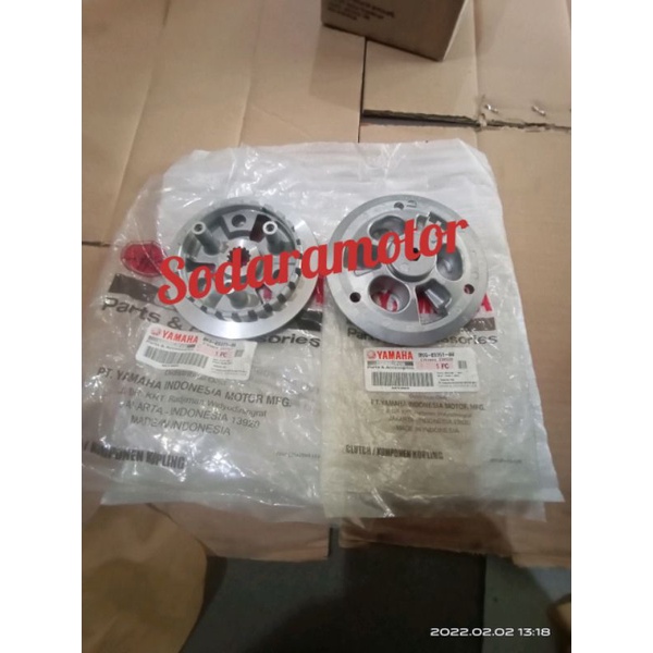 Plat pressure/boss clutch rumah plat copling R, 15 V3 BK6-6351/BK6-E6371-00 original ygp