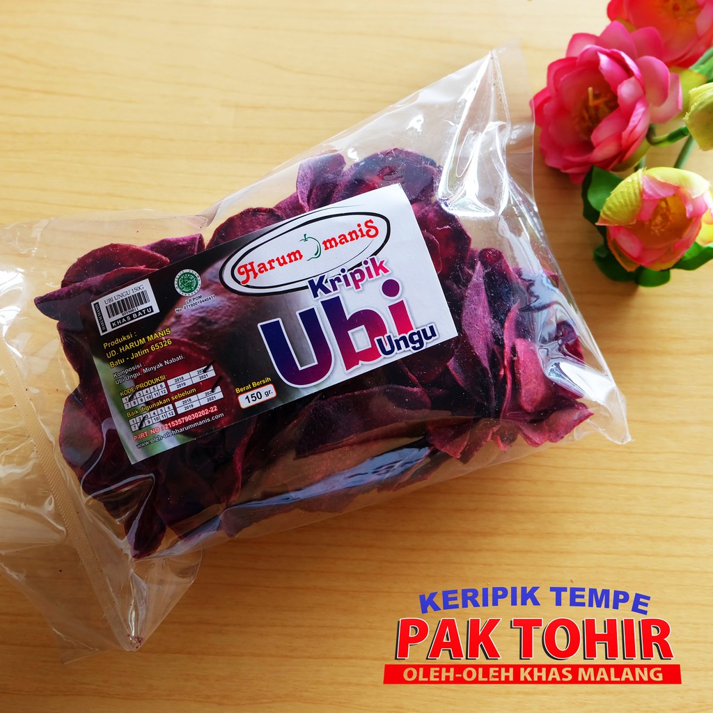 Jual Keripik Ubi Ungu Ubi Madu Keripik Ketela Oleh Oleh Khas Malang Shopee Indonesia