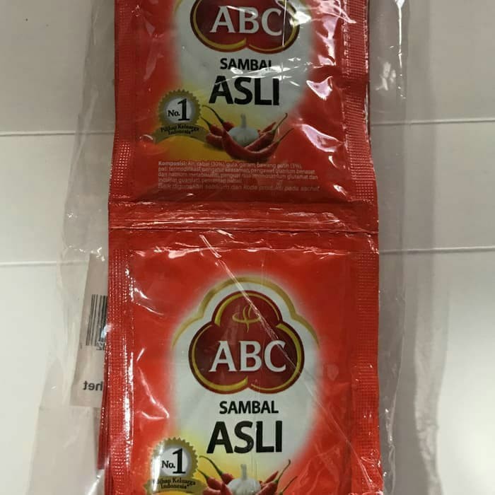 

Sambal ABC sachet 18 gram isi 10 sachet