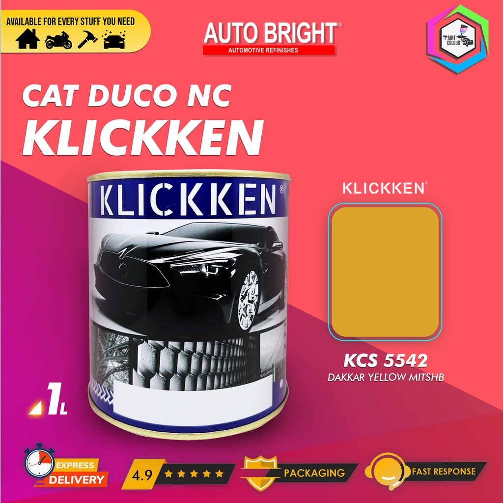 Cat Klickken Automotive Refinishes - Dakkar Yellow Mits KCS 5542