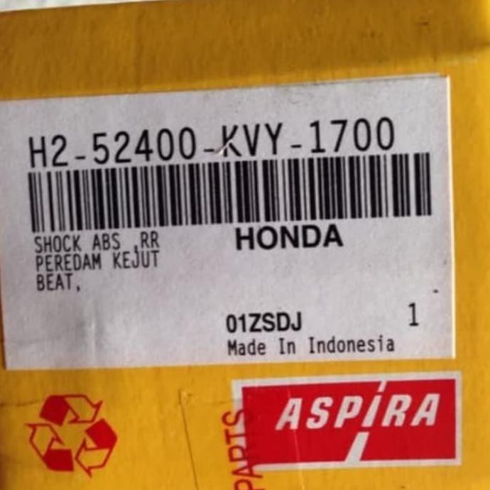 shock belakang honda beat carbu aspira astra . original