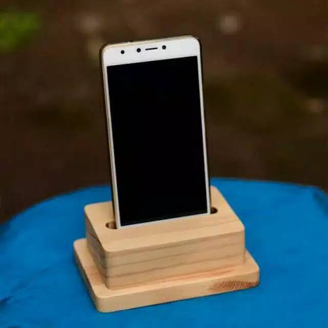 Stand Hp duduk / tempat hp / sandaran hp / asesoris hp muarah