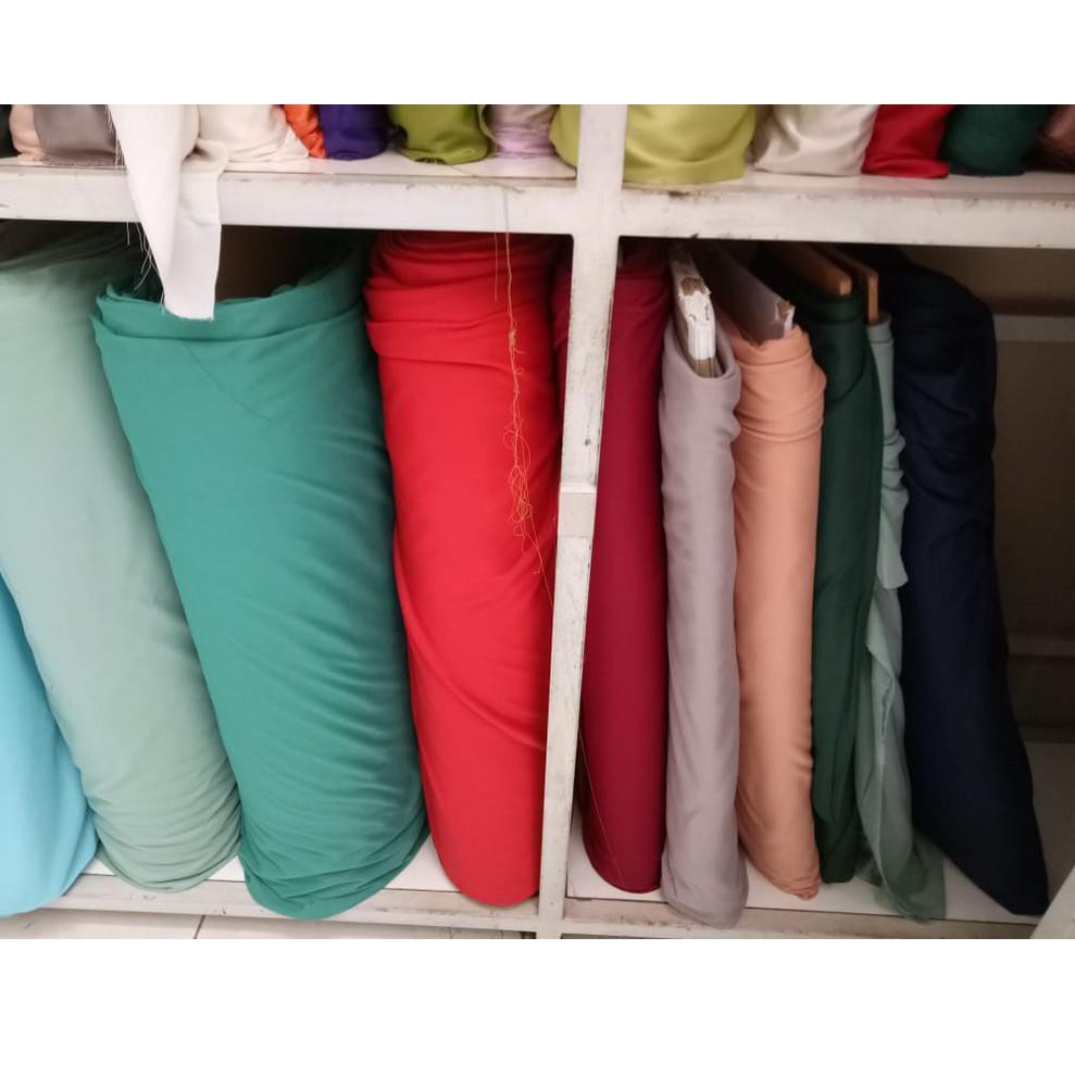 JERSEY POLOS MURAH /Bahan Lapisan Stretch meteran / Kain Kaos puring melar jersey /(LEBAR 3 METER )