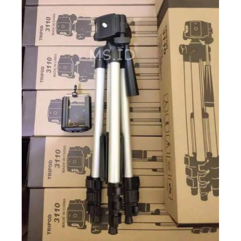 Bundara.id El-1397 Tripod Untuk HandPhone dan Kamera Free Holder U dan Tas Tripod