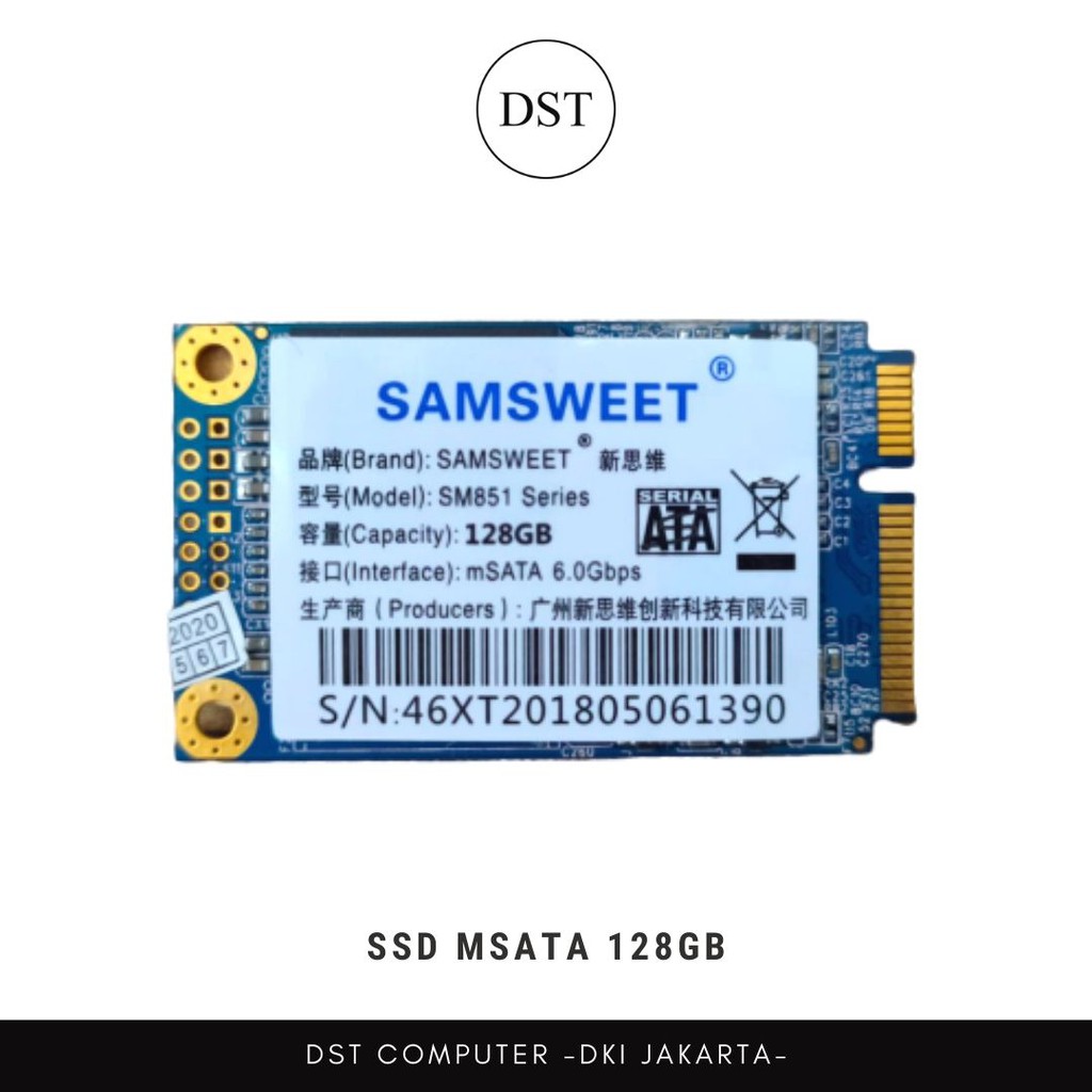 MSATA 128GB 256GB 512GB