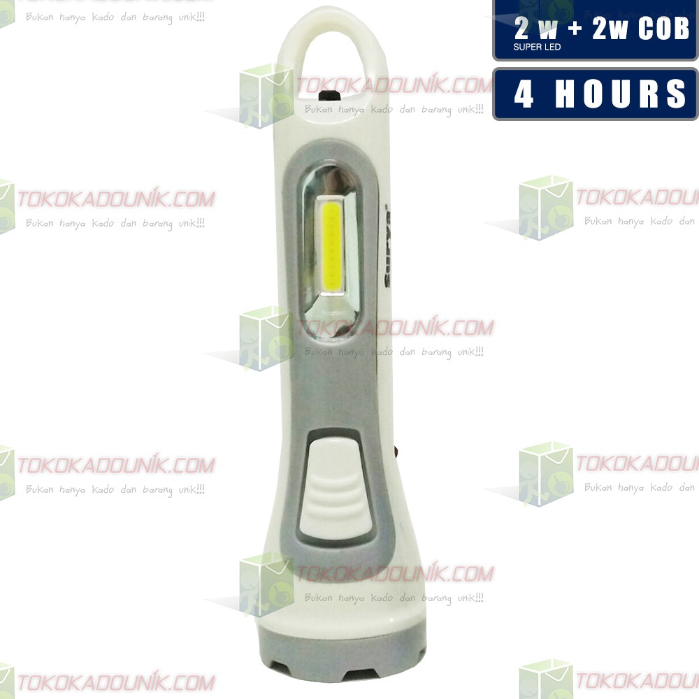 Lampu Emergency 2 in 1 senter lentera LED SYT 2W 2COB