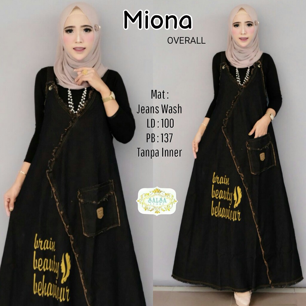 Outer Overall jeans BY Monna/ Outer overall/outer jeansneww/ outer terbaru/Outer tanpa inner