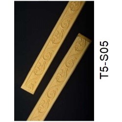 List wallfoam 3D TERBARU 2.3m×5cm×5mm-EMAS KUNING