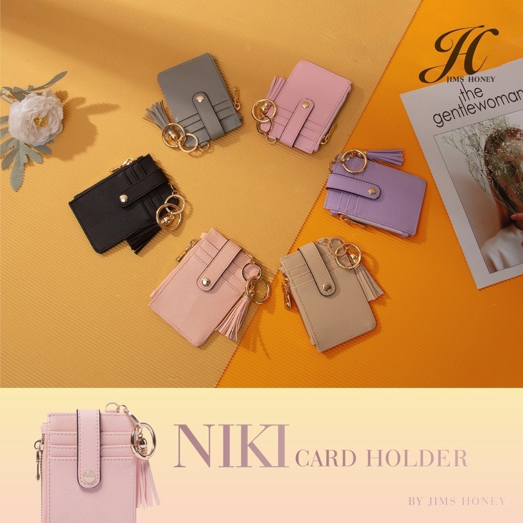 Niki Wallet Jims Honey Ori Dompet Kartu Card Holder Kecil Imut Praktis Murah Simple