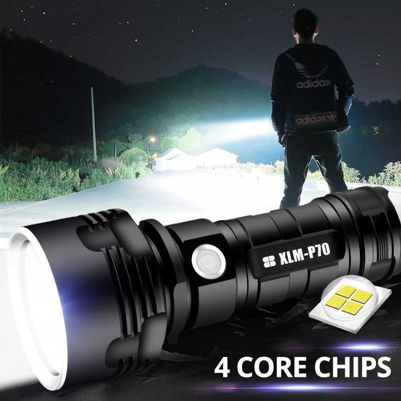 FatihShop TaffLED Senter LED USB Rechargeable L2 XHP50 25W 1000 Lumens - XLML2