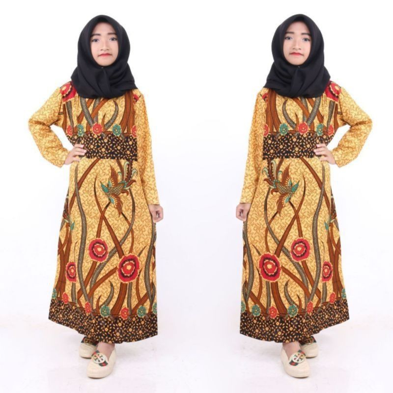 COUPLE KELUARGA BATIK SARIMBIT MOTIF ILALANG KUNING