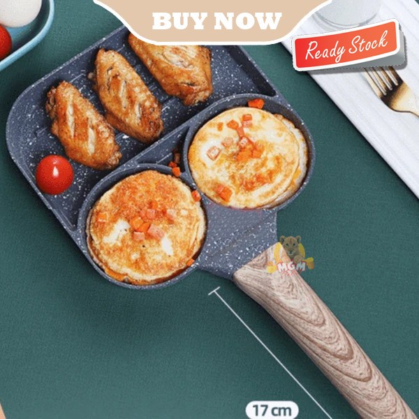 Marble series NON Stick Frypan 3in1 Sekat Induction READY