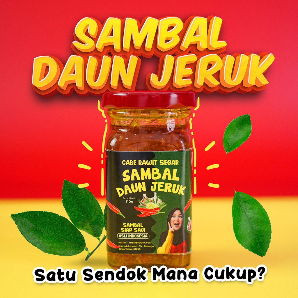 

Sambal Daun Jeruk Chaca Burgo