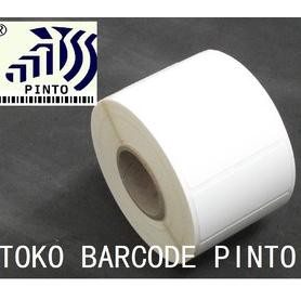 

40X20mm 800pcs,DIRECT THERMAL,1Line,CORE1",GAP,LABEL STIKER BARCODE (KODE 5)