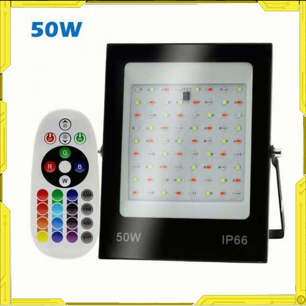 Lampu Sorot LED Flood Light 50W RGB - GW50
