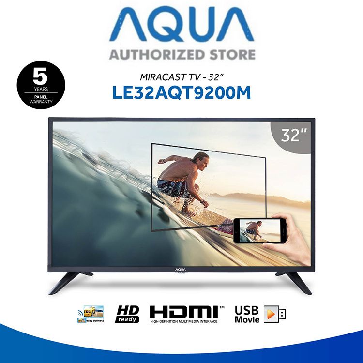 AQUA JAPAN Digital TV 32 Inch 32AQT9200 HD USB Movie [Instant]