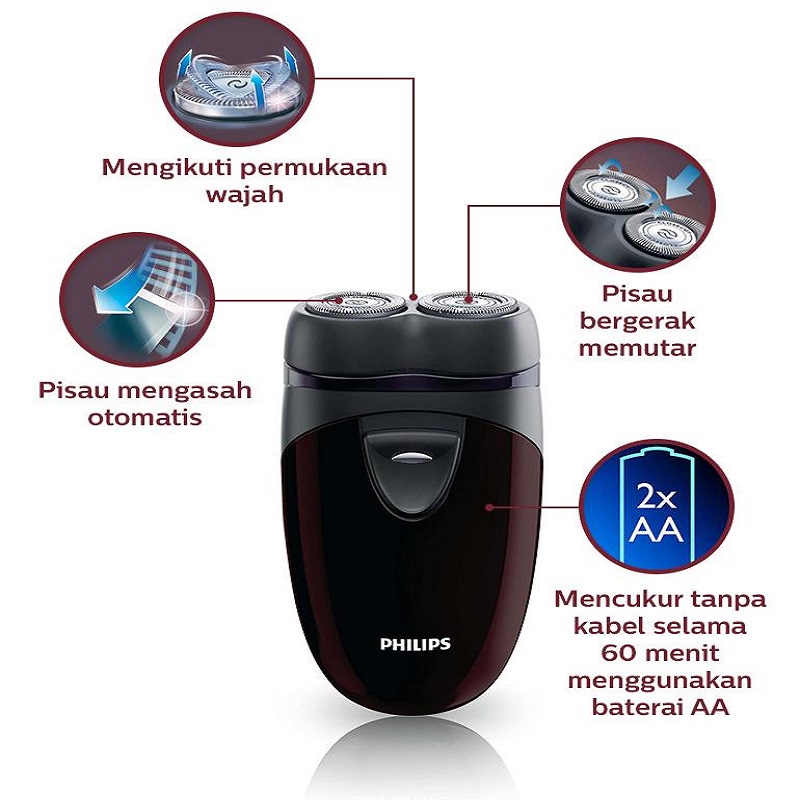 ALAT CUKUR PHILIPS Shaver Tiger PQ206/18 PQ 206 ORI